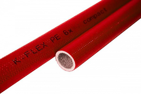 Трубка K-flex PE COMPACT  R (Красный) 18х6